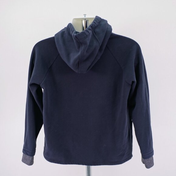 Under Armour Threadborne Black Cowl Neck Hooded Hoodie Sweater Medium - Picture 7 of 14